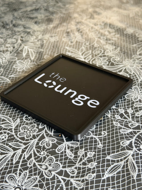 Custom Logo Coaster | Personalized 3D Printed Drink Coaster