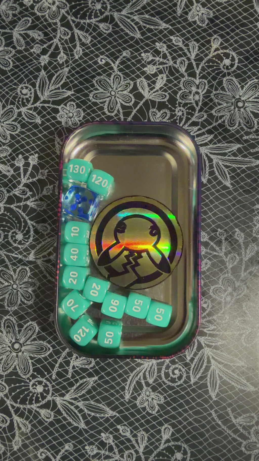 Pokémon Mini Tin Large Coin Organizer Insert | 3D Printed Storage Tray for Pokémon TCG Accessories